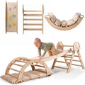 Montessori Climbing Set for Toddlers | Pikler Triangle, Arch & Slide (Ages 1–3)